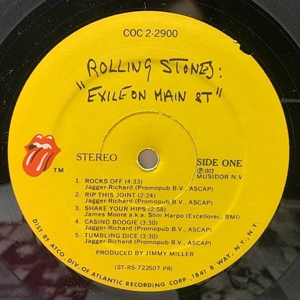 ROLLING STONES / Exile On Main ST (LP) / Rolling Stones