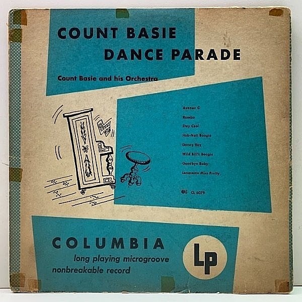 レコードメイン画像：10インチ USオリジナル COUNT BASIE Dance Parade ('49 Columbia CL 6079) 溌剌と爽快な1940年代のベイシー楽団の好演