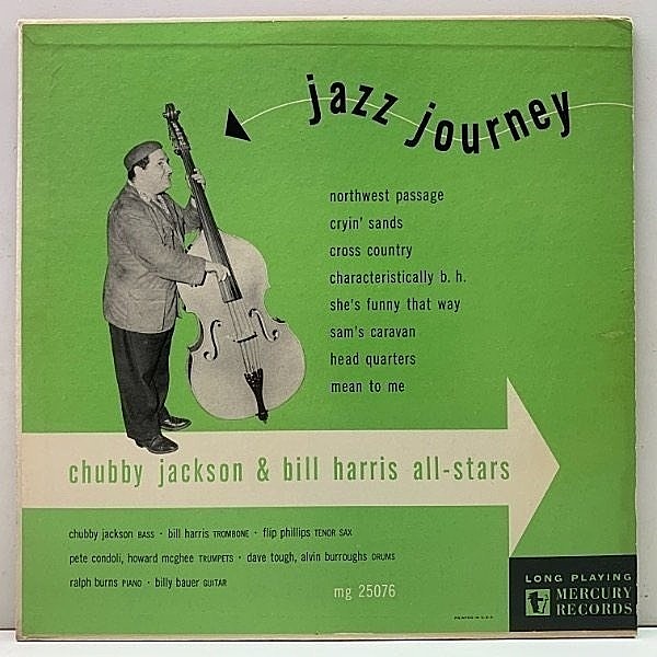 レコードメイン画像：珍盤【HOWARD McGHEE, FLIP PHILLIPS】10インチ USオリジナル CHUBBY JACKSON & BILL HARRIS Jazz Journey ('50 Mercury) 通好みの中間派