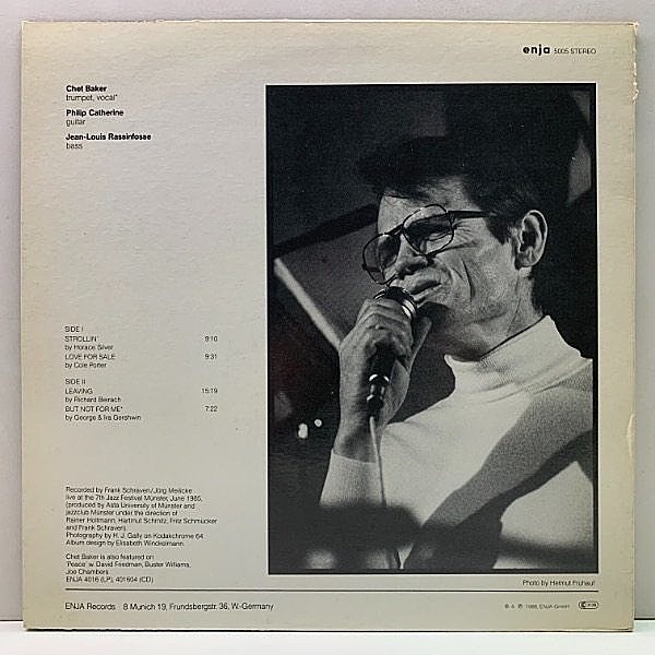 [レコード] Chet Baker Strollin' LP チェットベイカー CHET BAKER / Strollin' (LP) / Enja | WAXPEND RECORDS