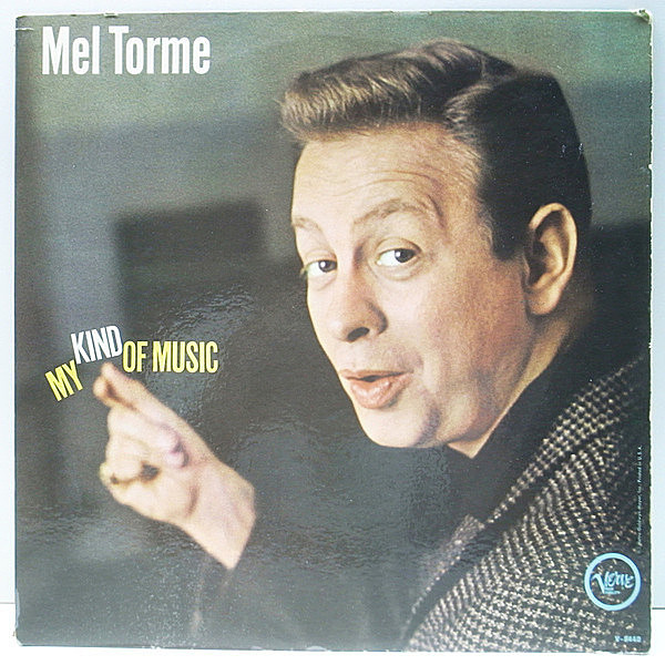 レコードメイン画像：MONO USオリジナル MEL TORME My Kind Of Music ('62 Verve V-8440) スタンダード中心の好盤！メル・トーメ LP モノラル