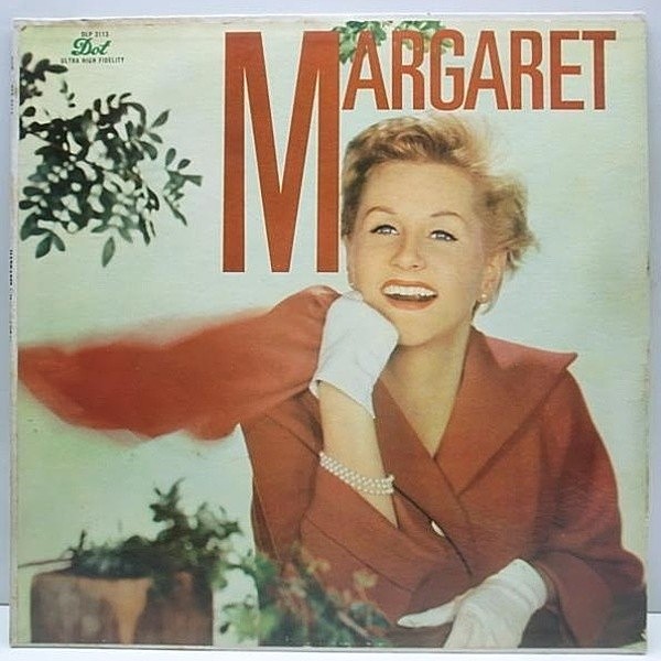 レコードメイン画像：'58 MONO両溝 Orig. MARGARET WHITING / DOT DLP 3113 良品!!