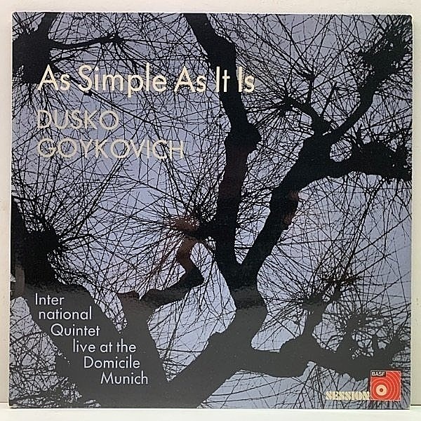 レコードメイン画像：極美品!! 初版 CRF規格 独オリジナル DUSKO GOYKOVICH As Simple As It Is ('71 MPS) フルコーティング Germany 初回プレス