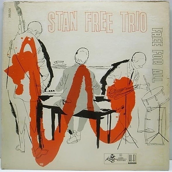 レコードメイン画像：King FLAT Orig. STAN FREE TRIO Free For All / レア 入手難!!