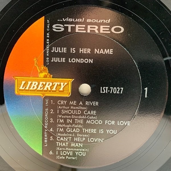 JULIE LONDON / Julie Is Her Name (LP) / Liberty | WAXPEND