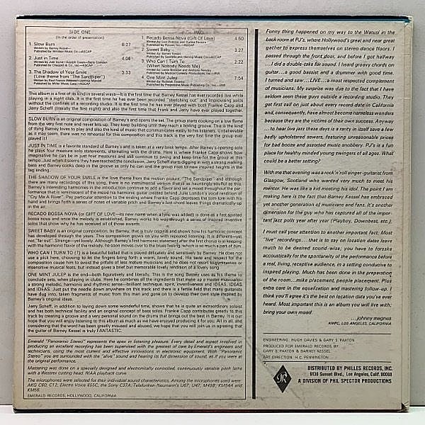 BARNEY KESSEL / On Fire (LP) / Emerald | WAXPEND RECORDS