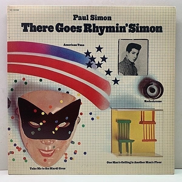 レコードメイン画像：Cut無し!美品! 初版 KC規格 USオリジナル PAUL SIMON There Goes Rhymin' Simon ('73 Columbia) ポール・サイモン／ひとりごと 米 初回 LP