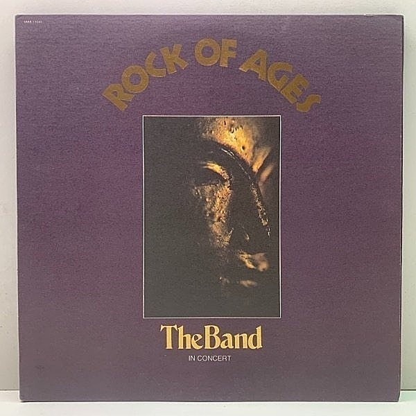 レコードメイン画像：レアな美品!!【Wally刻印】US初期 2LP 的無し朱ラベ THE BAND Rock Of Ages ('72 Capitol) arr. ALLEN TOUSSAINT 絶頂期のライヴ