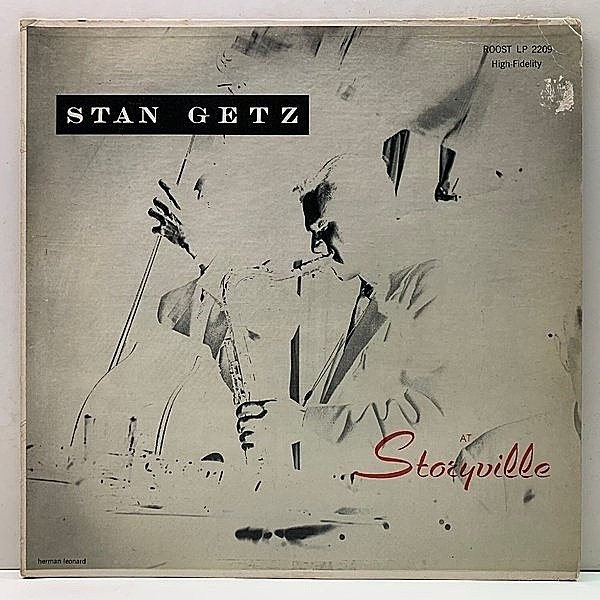 レコードメイン画像：良好盤!! MONO 深溝 USオリジナル STAN GETZ Jazz At Storyville (Royal Roost RLP 2209) w/ AL HAIG, JIMMY RANEY ほか