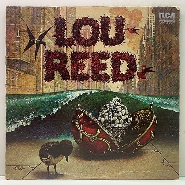 レコードメイン画像：美再生!! 初版Dynaflex 橙ラベ USオリジナル LOU REED S.T『ロックの幻想』Berlin, Lisa Says ルー・リード復活作 ソロ 1stアルバム