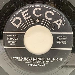 レコード画像：SYLVIA SYMS / I Could Have Danced All Night