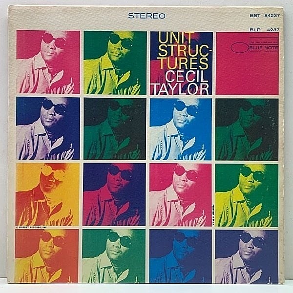 レコードメイン画像：レアな美品!! 1st NEWYORK 米オリジナル VANGELDER刻印 CECIL TAYLOR Unit Structures (Blue Note BST 84237) セシル・テイラー US 初回盤