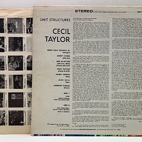 CD Cecil Taylor Unit Structures TOCJ9235PROMO Blue Note 紙ジャケ プロモ /00110 CECIL TAYLOR - Cecil Taylor - Unit Structures (UHQ-CD