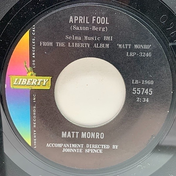 MATT MONRO / Walk Away (Warum Nur Warum) (7) / Liberty