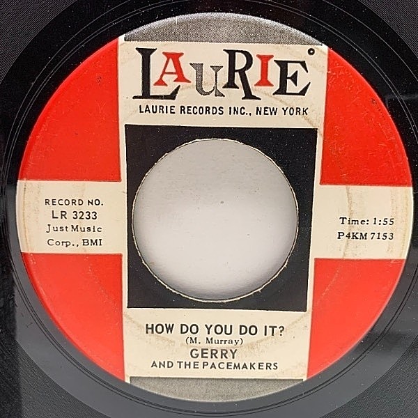 レコードメイン画像：USオリジナル 7インチ GERRY & THE PACEMAKERS How Do You Do It? ('64 Laurie) BEATLES ブライアン・エプスタイン 45RPM.