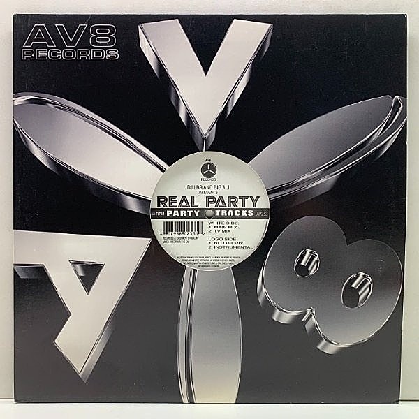 レコードメイン画像：【CHERYL LYNN／Got To Be Real使い】良好品!! USオンリー 12インチ DJ LBR and BIG ALI Real Party ('02 AV8) Cut-up パーティチューン