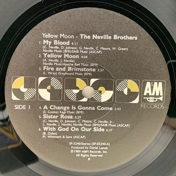 NEVILLE BROTHERS / Yellow Moon (LP) / A&M | WAXPEND RECORDS