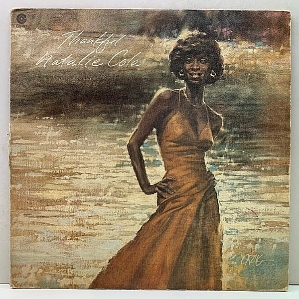 レコードメイン画像：USオリジナル NATALIE COLE Thankful ('77 Capitol) Lovers, La Costa, Keeping A Light など名曲満載！ナタリー・コール 名盤