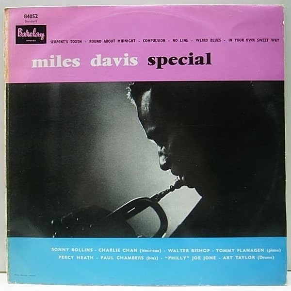 レコードメイン画像：仏 Barclay FLAT Orig. MILES DAVIS Special 美盤 RVG 両溝 MONO