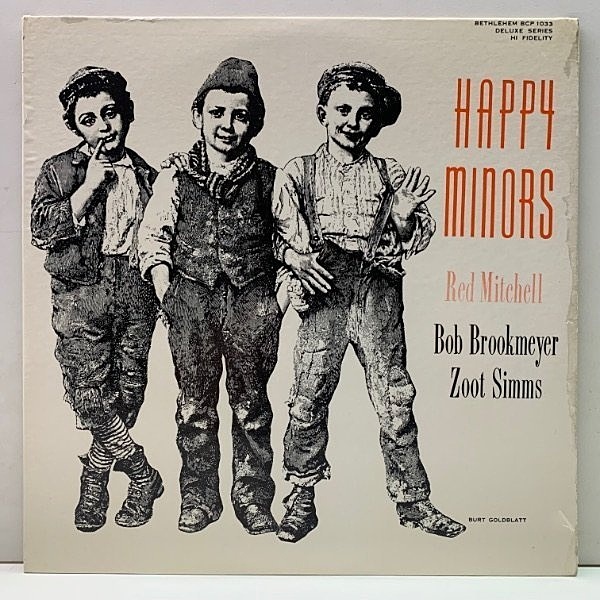ジャズLP　レッド・ミッチェル/ハッピー・マイナーズ Red Mitchell, Bob Brookmeyer, Zoot Simms – Happy Minors