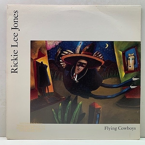 レコードメイン画像：プロモ 美盤!! '89年 希少アナログ USオリジナル RICKIE LEE JONES Flying Cowboys (Geffen GHS 24246) 手書きPrecision, 手書きDMM