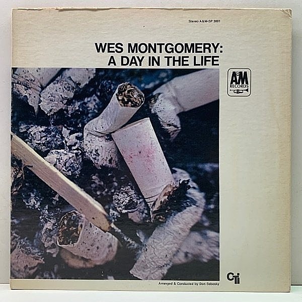 レコードメイン画像：USオリジナル VANGELDER刻印 WES MONTGOMERY A Day In The Life ('67 A&M) 移籍第一弾 w/ Herbie Hancock, Ron Carter