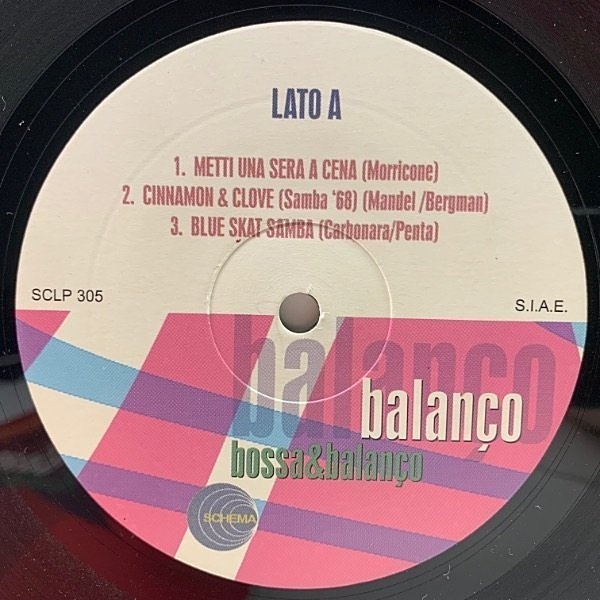 BALANCO / Bossa & Balanco (LP) / Schema | WAXPEND RECORDS
