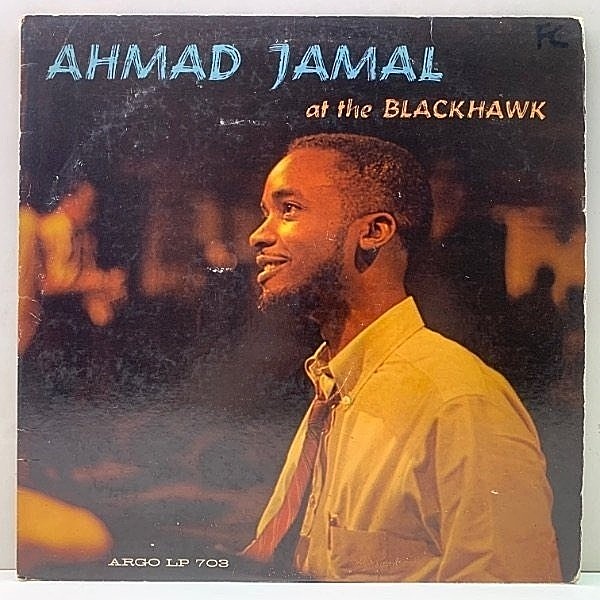 レコードメイン画像：白プロモ 良好盤!! USオリジナル MONO 深溝 AHMAD JAMAL At The Blackhawk ('62 Argo) レギュラートリオによる好ライヴ