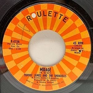 レコード画像：TOMMY JAMES AND THE SHONDELLS / Mirage