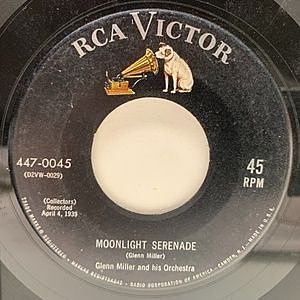 レコード画像：GLENN MILLER / Moonlight Serenade / Sunrise Serenade