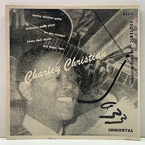 レコードメイン画像：入手難!レアな美盤! 10インチ USオリジナル CHARLEY CHRISTIAN Jazz Immortal (Esoteric ESJ-1) w/ Joe Guy, Thelonious Monk ほか