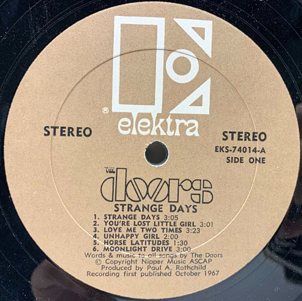 DOORS / Strange Days (LP) / Elektra | WAXPEND RECORDS