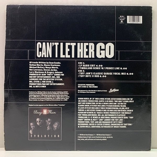 BOYZ II MEN / Can't Let Her Go (12) / Motown | WAXPEND RECORDS