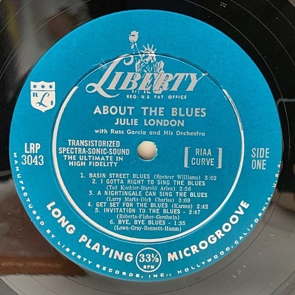 About The Blues / ジュリー ロンドン USオリジナル JULIE LONDON / About The Blues (LP) / Liberty | WAXPEND RECORDS