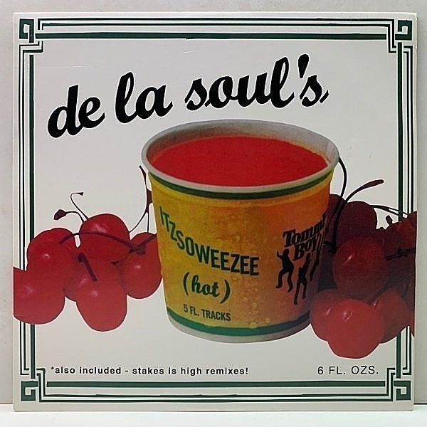 レコードメイン画像：美品 USオリジナル DE LA SOUL Itzsoweezee - Hot ('96 Tommy Boy) c/w. J DILLA = JAY DEE prod. Stakes Is High Remixも収録