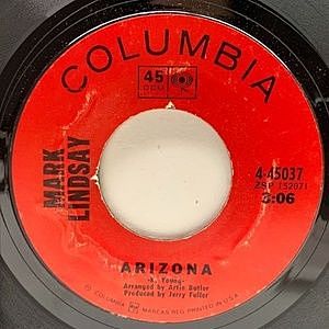 レコード画像：MARK LINDSAY / Arizona / Man From Houston