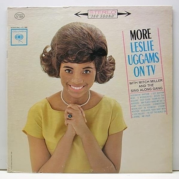 レコードメイン画像：美品!! 2eye オリジ 黒文字 More LESLIE UGGAMS On Tv / STEREO