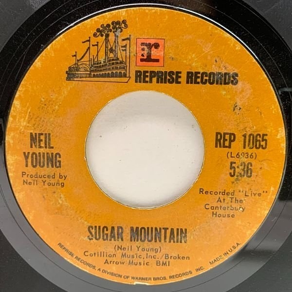 NEIL YOUNG / Heart Of Gold / Sugar Mountain (7) / Reprise NEIL YOUNG / Heart Of Gold / Sugar Mountain (7) / Reprise