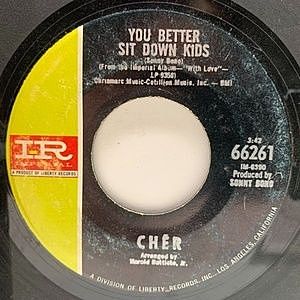 レコード画像：CHER / You Better Sit Down Kids