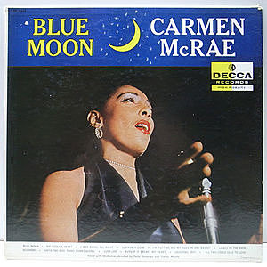 レコード画像：CARMEN McRAE / Blue Moon