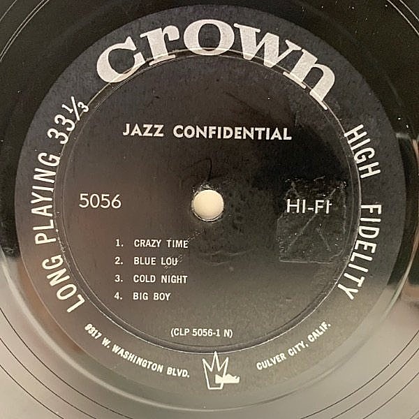 VARIOUS / Jazz Confidential (LP) / Crown | WAXPEND RECORDS