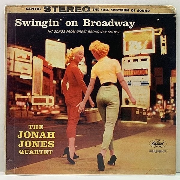 レコードメイン画像：ステレオのUSオリジナル JONAH JONES Swingin' On Broadway ('58 Capitol ST 963) 中間派～スウィング好盤！米 初回 Stereo