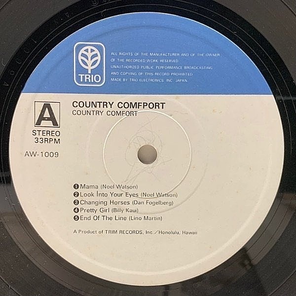 COUNTRY COMFORT / Same (LP) / Trio | WAXPEND RECORDS