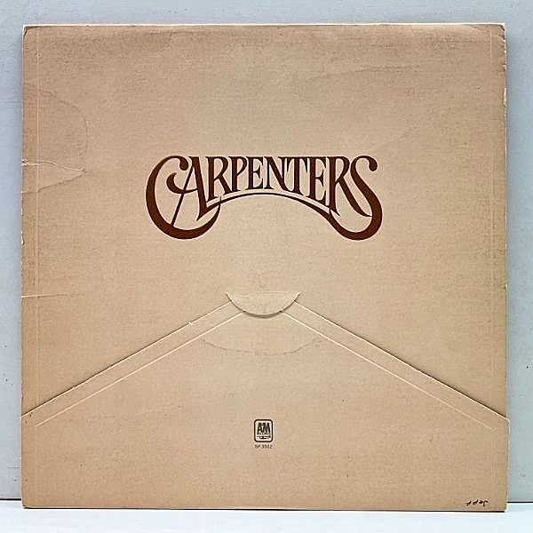 レコードメイン画像：良好!! USオリジナル CARPENTERS S.T ('71 A&M SP-3502) 上辺印刷2種 エンボス加工 ゲートフォールド仕様 レター型 カーペンターズ