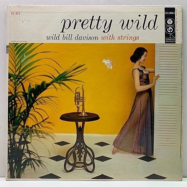 レコードメイン画像：美盤!! MONO 6eye 深溝 USオリジナル WILD BILL DAVISON Pretty Wild ('56 Columbia) With Stringsスタイルでのワンホーン！中間派の傑作