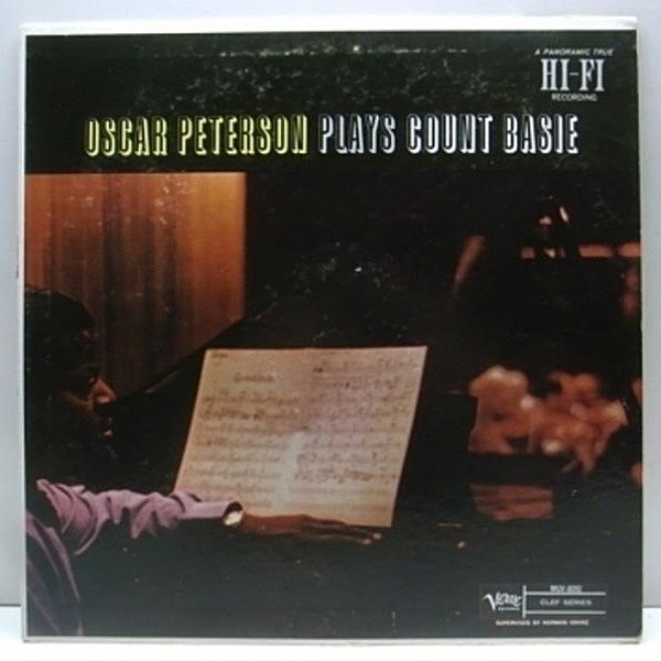 レコードメイン画像：美盤!! MONO両溝 Oscar Peterson Plays Count Basie / TP US初期