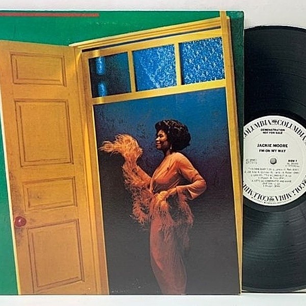レコードメイン画像：白プロモ美品!! USオリジナル JACKIE MOORE I'm On My Way ('79 Columbia) This Time Baby 収録 ジャッキー・ムーア DISCO, FREE SOUL 名盤