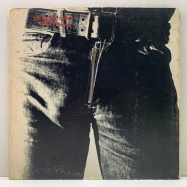 レコードメイン画像：レア!未開封!剥がし無し! 初版BROADWAY USオリジナル ROLLING STONES Sticky Fingers (COC 59100) Andy Warhol 特殊 Zipper Cover