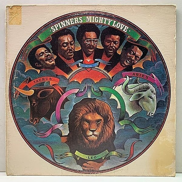 レコードメイン画像：初版 Wマーク無し USオリジナル SPINNERS Mighty Love ('74 Atlantic) スピナーズ 名盤 Thom Bell プロデュース