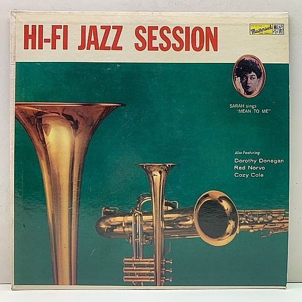 レコードメイン画像：【チャーリー・パーカーと共演したサラ・ヴォーン】Hi-Fi Jazz Session (Masterseal) w/Sarah Vaughan, Dizzy Gillespie, Charlie Parker